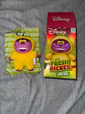 Disney Fresh Picked Cheshire Cat Plush - Yellow & Purple